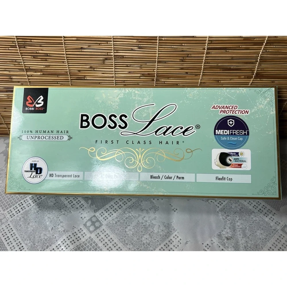 Bobbi Boss 100% Unprocessed HD Boss Lace Wig - MHLF481 LAVINA Natural Bk